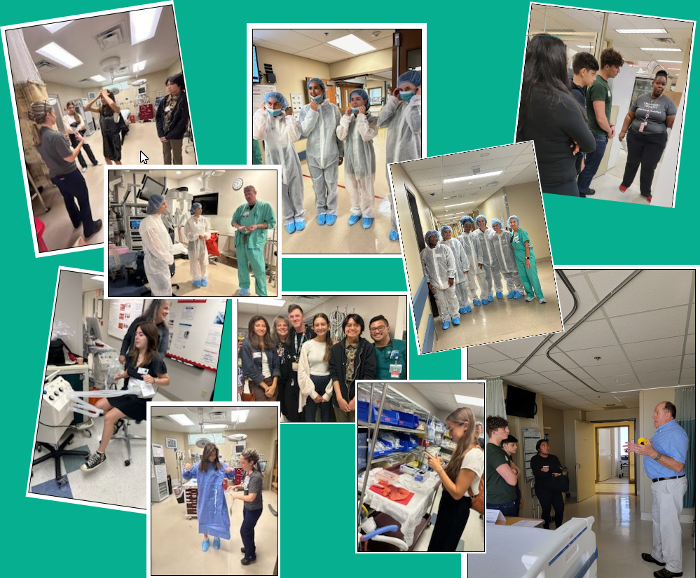  students working in various medical fields